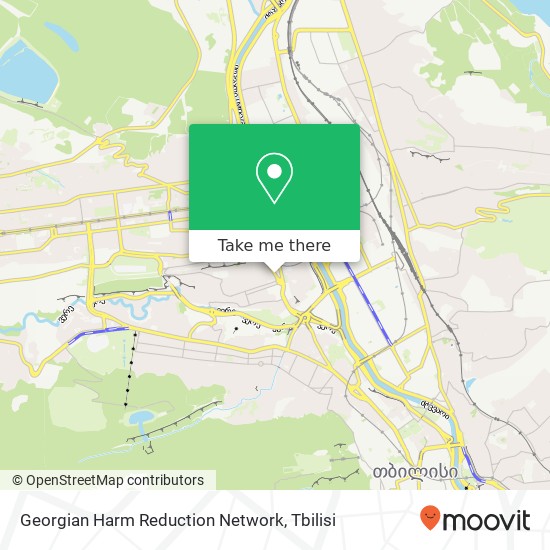 Georgian Harm Reduction  Network map