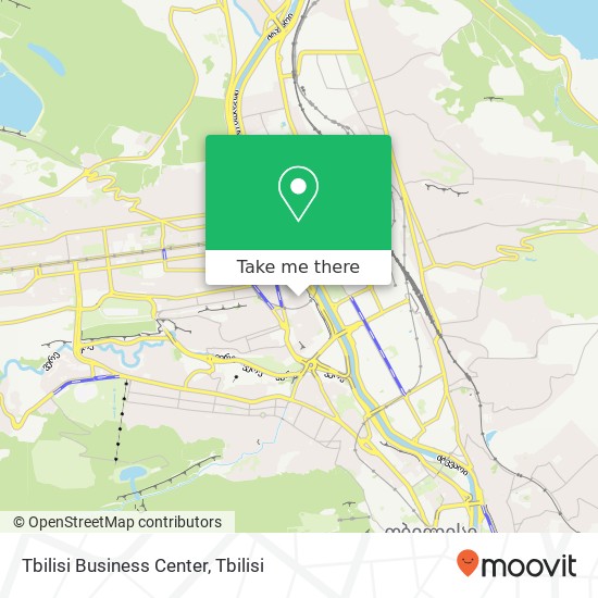 Tbilisi Business Center map