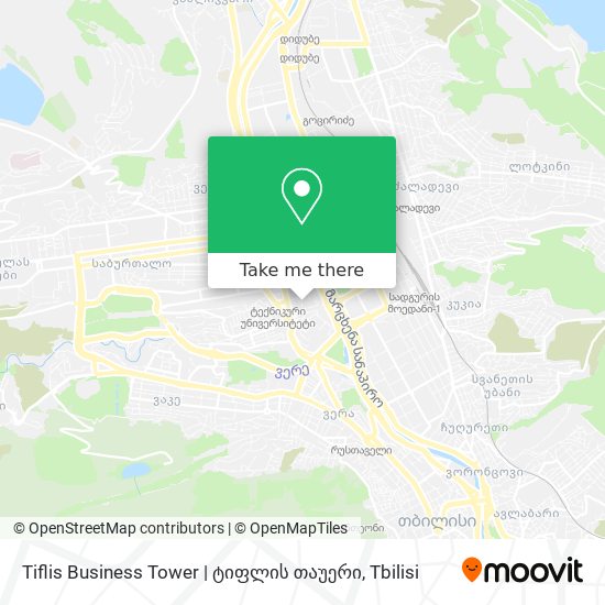 Карта Tiflis Business Tower | ტიფლის თაუერი
