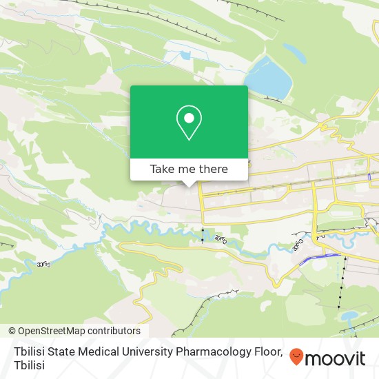 Tbilisi State Medical University Pharmacology Floor map