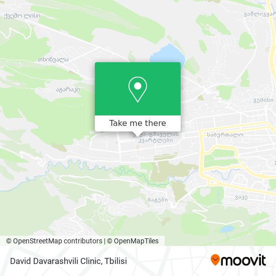 David Davarashvili Clinic map