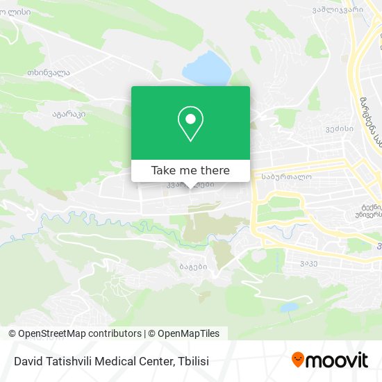 Карта David Tatishvili Medical Center