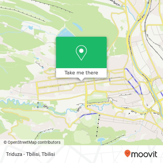 Triduza - Tbilisi map