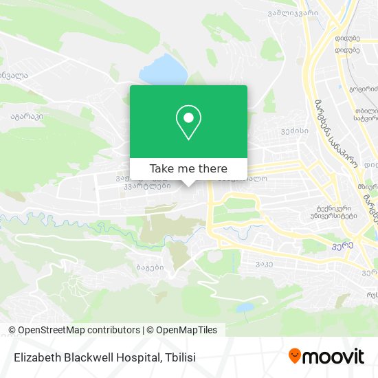 Elizabeth Blackwell Hospital map