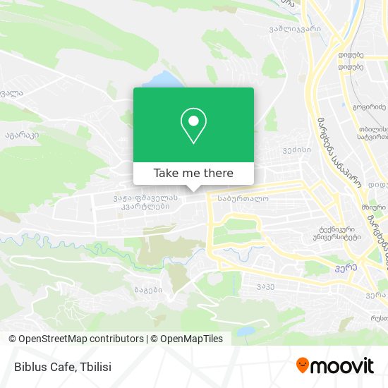 Biblus Cafe map