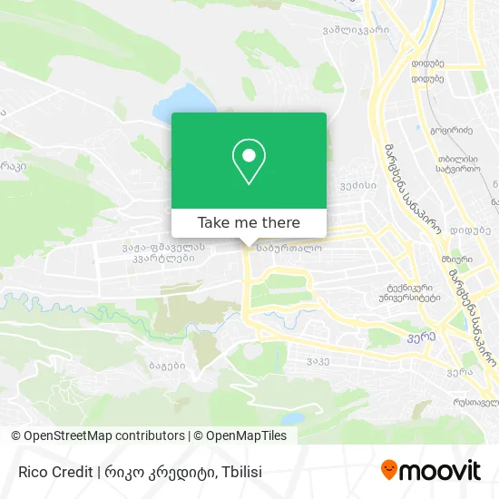 Rico Credit | რიკო კრედიტი map