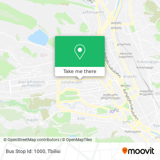 Bus Stop Id: 1000 map