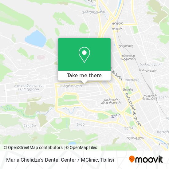 Maria Chelidze's Dental Center / MClinic map
