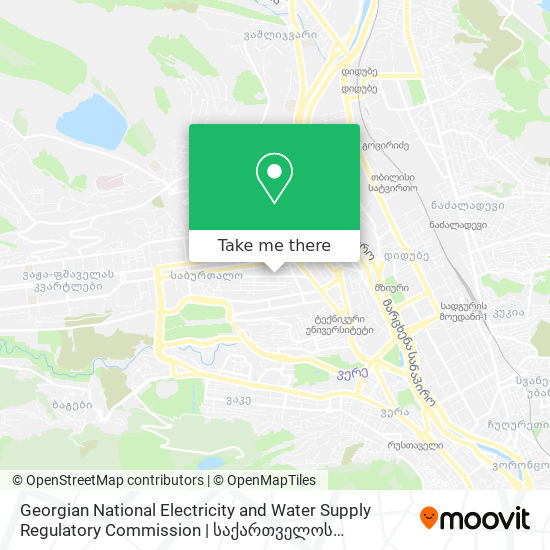 Карта Georgian National Electricity and Water Supply Regulatory Commission | საქართველოს ელექტროენერგეტიკ