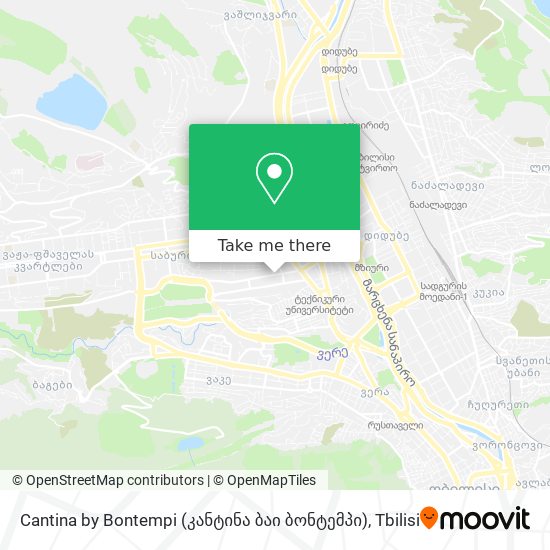 Cantina by Bontempi (კანტინა ბაი ბონტემპი) map