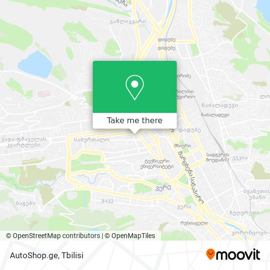 AutoShop.ge map