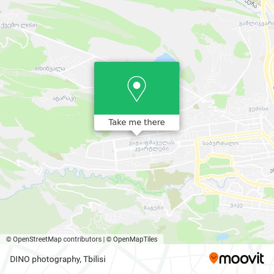 DINO photography map