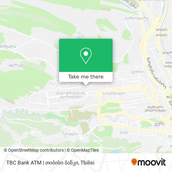 TBC Bank ATM | თიბისი ბანკი map