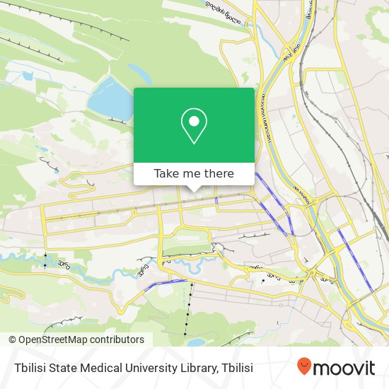 Tbilisi State Medical University Library map