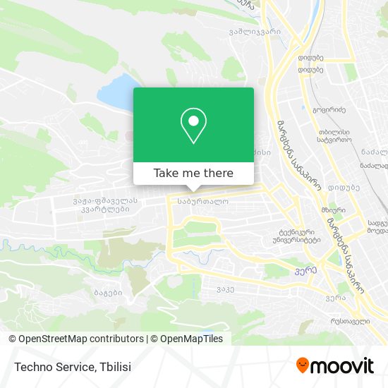 Techno Service map