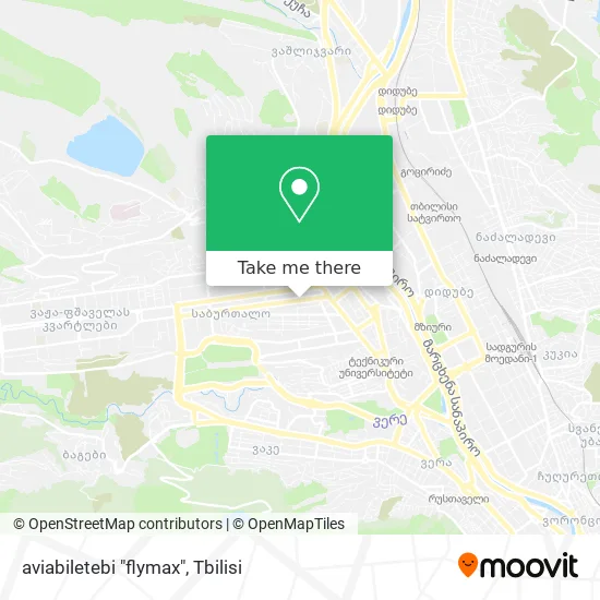 Карта aviabiletebi "flymax"