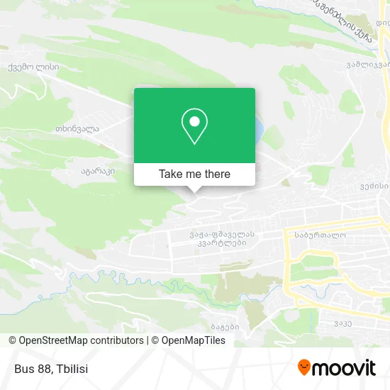Карта Bus 88