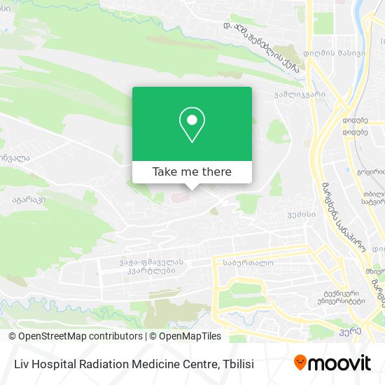 Liv Hospital Radiation Medicine Centre map