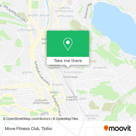 Move Fitness Club map