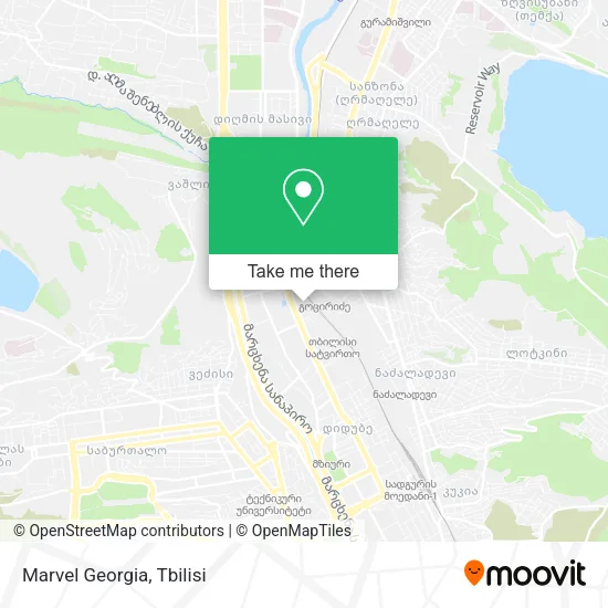 Карта Marvel Georgia