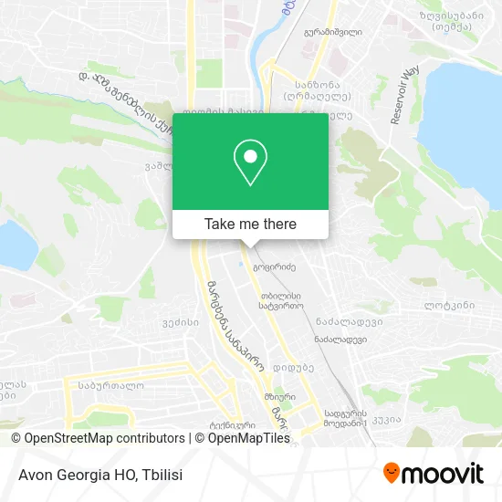 Карта Avon Georgia HO