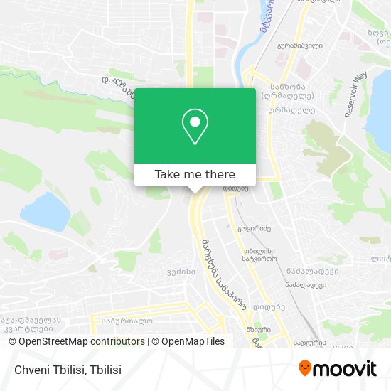 Карта Chveni Tbilisi