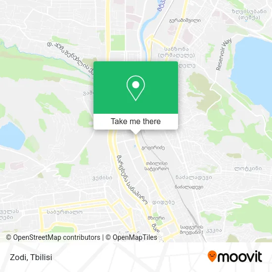 Карта Zodi