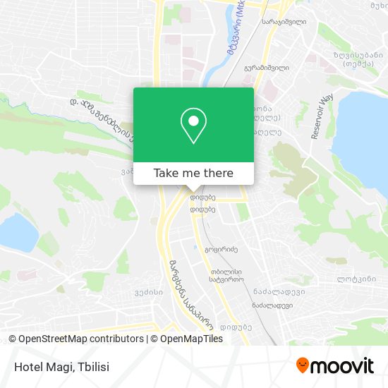 Hotel Magi map