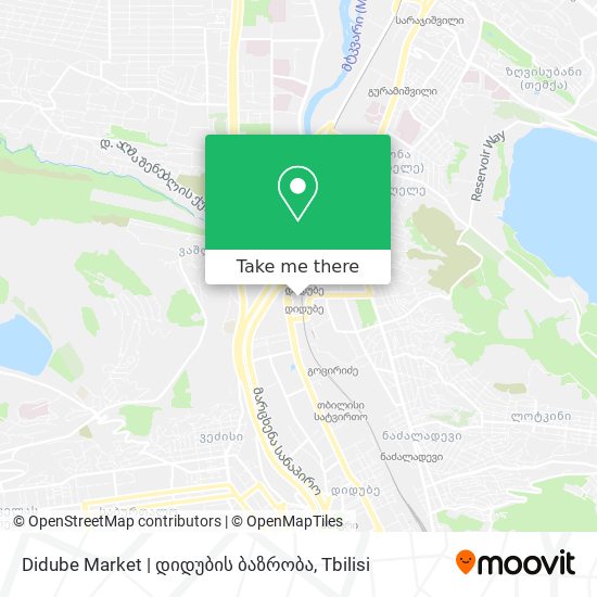Карта Didube Market | დიდუბის ბაზრობა