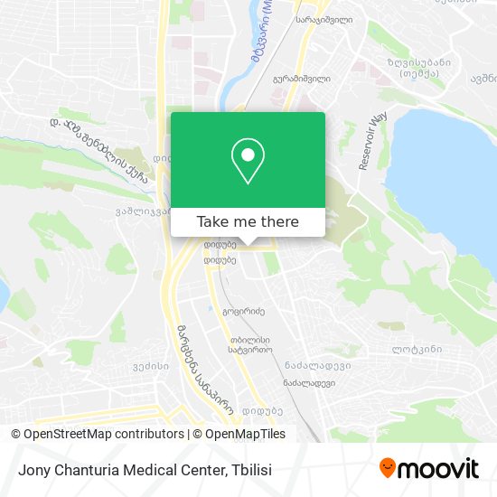 Jony Chanturia Medical Center map