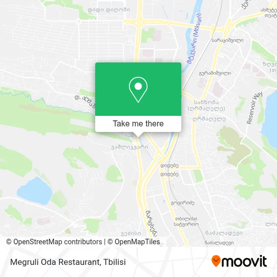 Megruli Oda Restaurant map
