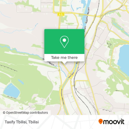 Taxify Tbilisi map