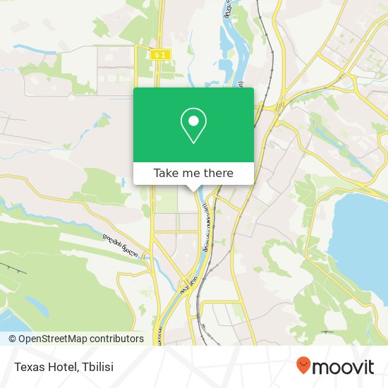 Texas Hotel map