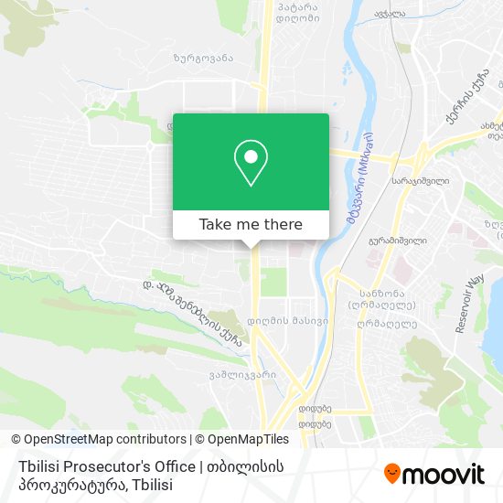 Tbilisi Prosecutor's Office | თბილისის პროკურატურა map