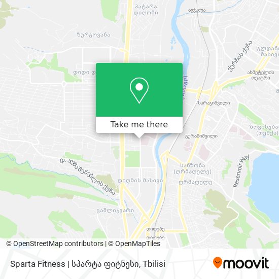 Карта Sparta Fitness | სპარტა ფიტნესი