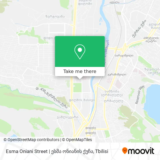 Esma Oniani Street | ესმა ონიანის ქუჩა map