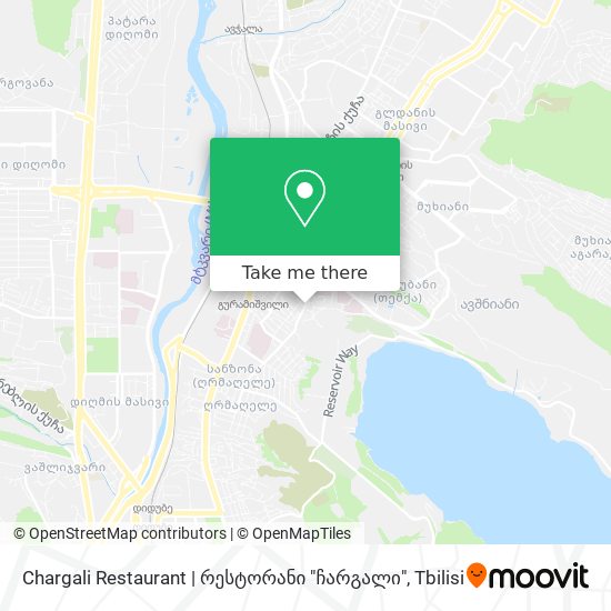 Chargali Restaurant | რესტორანი "ჩარგალი" map