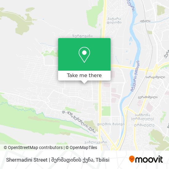 Карта Shermadini Street | შერმადინის ქუჩა