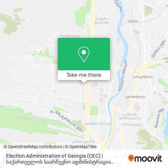Карта Election Administration of Georgia (CEC) | საქართველოს საარჩევნო ადმინისტრაცია (ცესკო)