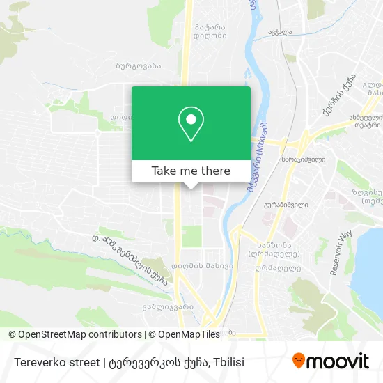Tereverko street | ტერევერკოს ქუჩა map