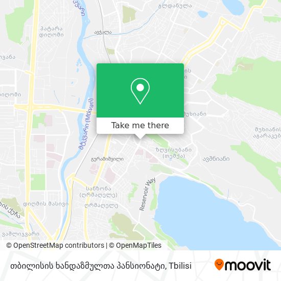 თბილისის ხანდაზმულთა პანსიონატი map