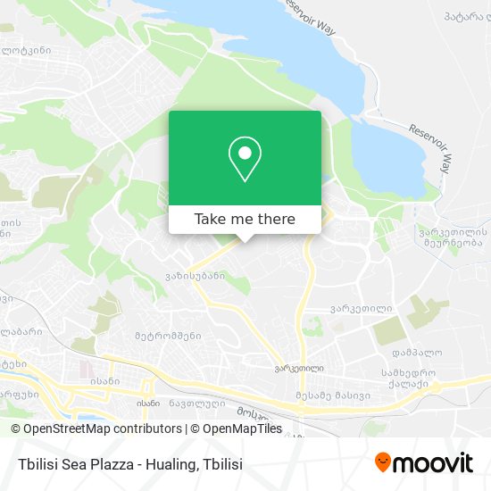 Tbilisi Sea Plazza - Hualing map