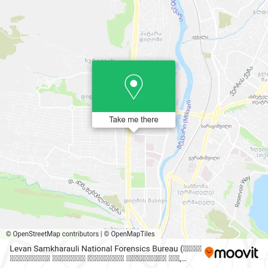 Карта Levan Samkharauli National Forensics Bureau