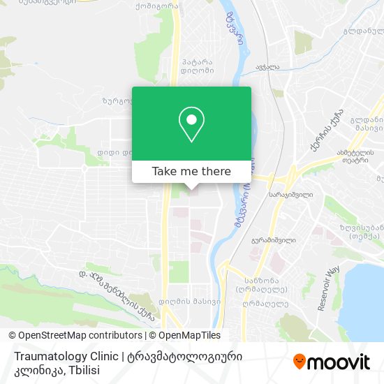 Traumatology Clinic | ტრავმატოლოგიური კლინიკა map