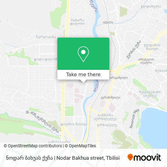 ნოდარ ბახუას ქუჩა | Nodar Bakhua street map