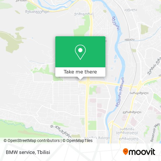 BMW service map
