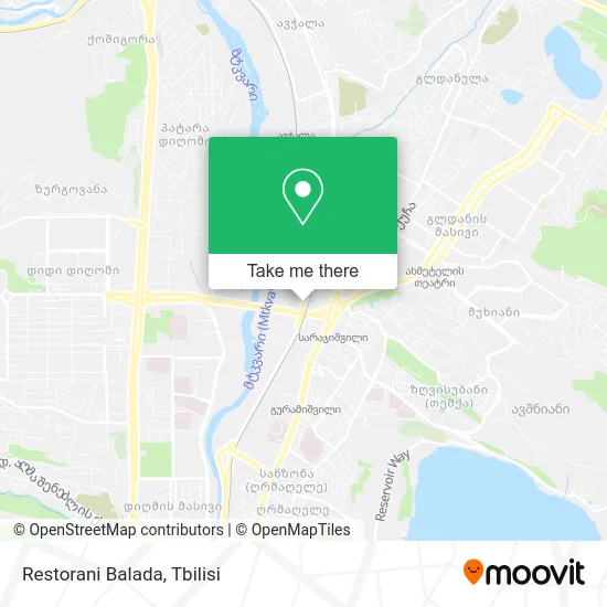Карта Restorani Balada