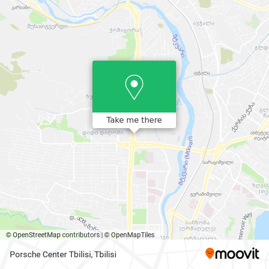 Карта Porsche Center Tbilisi