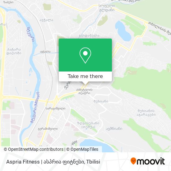 Aspria Fitness | ასპრია ფიტნესი map