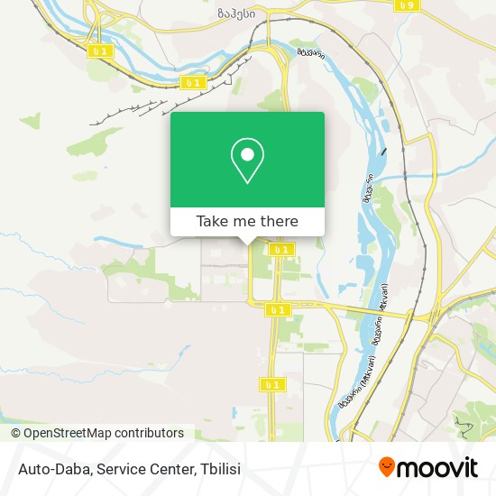 Auto-Daba, Service Center map